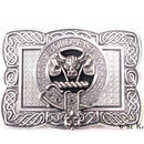 Clan Crest Belt Buckle - Celtic Border