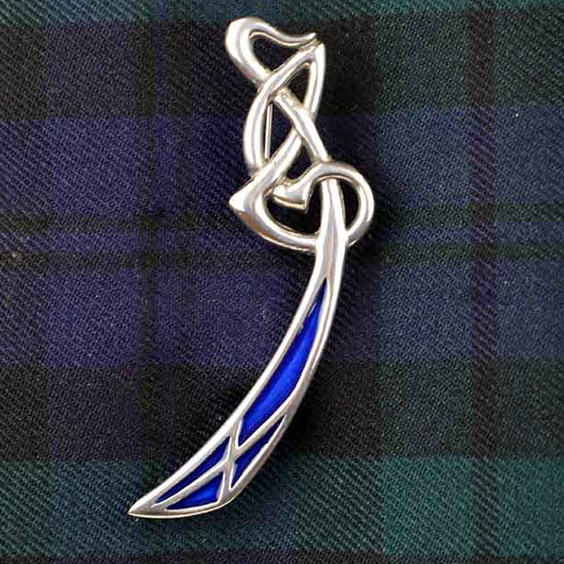 Kilt Pin - Modern Saltire