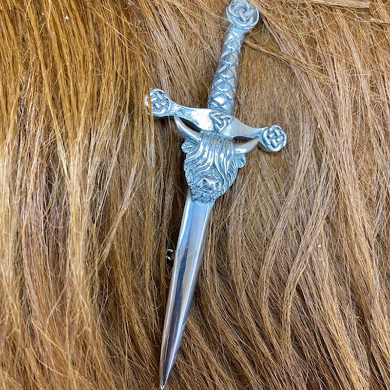 Kilt Pin - Highland Cow