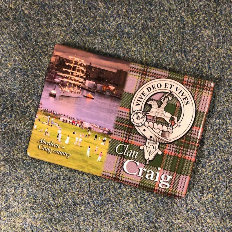 Clan Craig Fridge Magnet