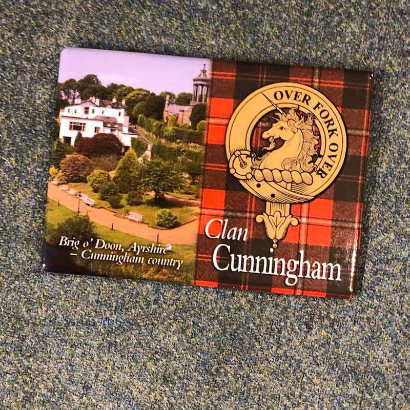 Clan Cunningham Fridge Magnet