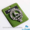 Hunter Clan Crest Badge in Pewter