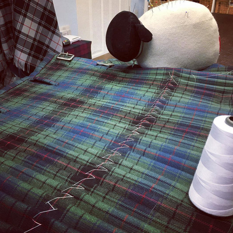 Davidson Muted Mediumweight Hand Stitched Kilt