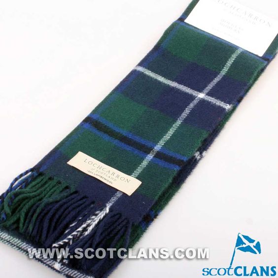 Lambswool Scarf in Douglas Modern Tartan