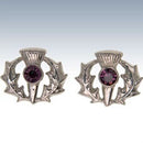 Earrings Thistle Stone