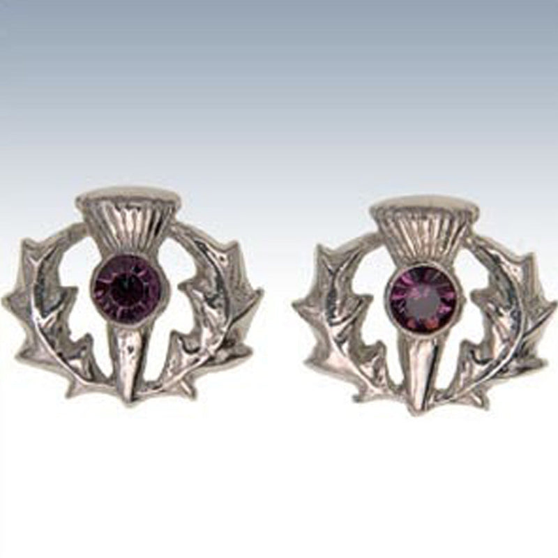 Earrings Thistle Stone