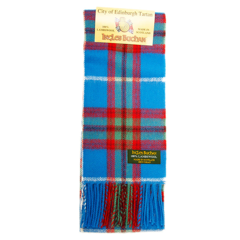 Lambswool Scarf in Edinburgh Tartan