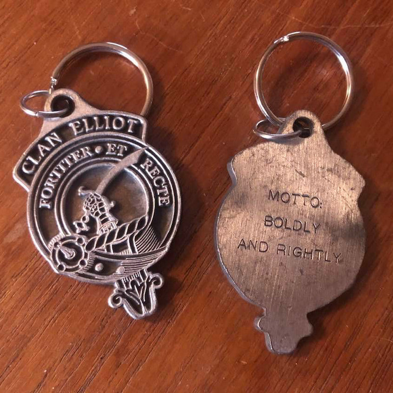 Clan Elliot Metal  Keyring