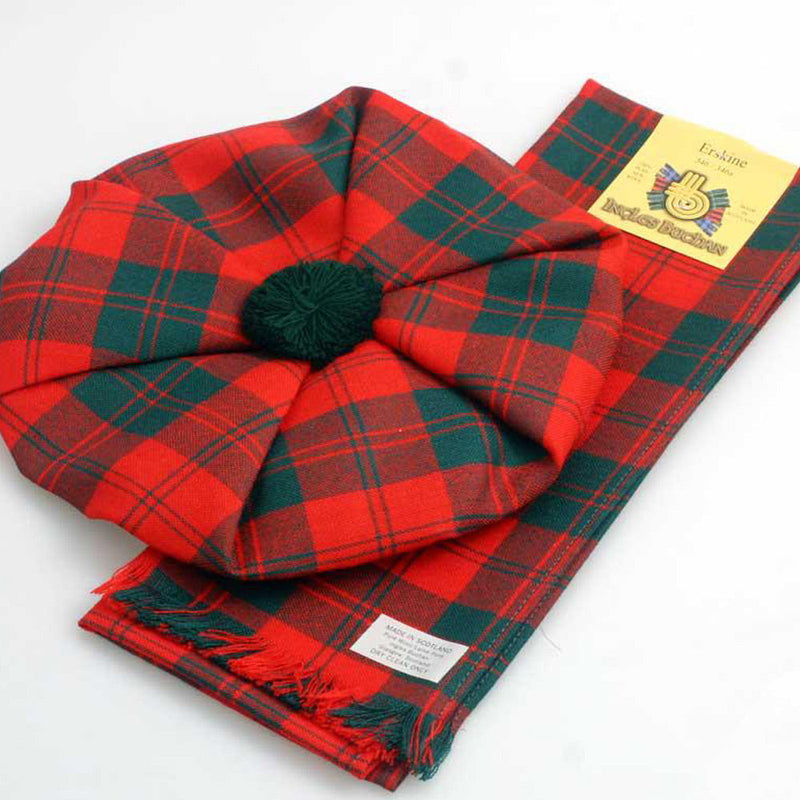 Lightweight Tartan Tam and Scarf Set *Saver*