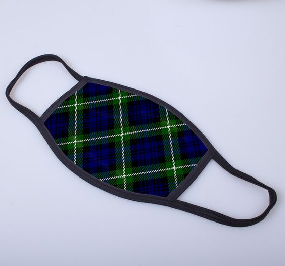 Lamont Tartan Printed Face Mask