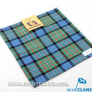 Wool Tartan Pocket Square in Ferguson Ancient Tartan