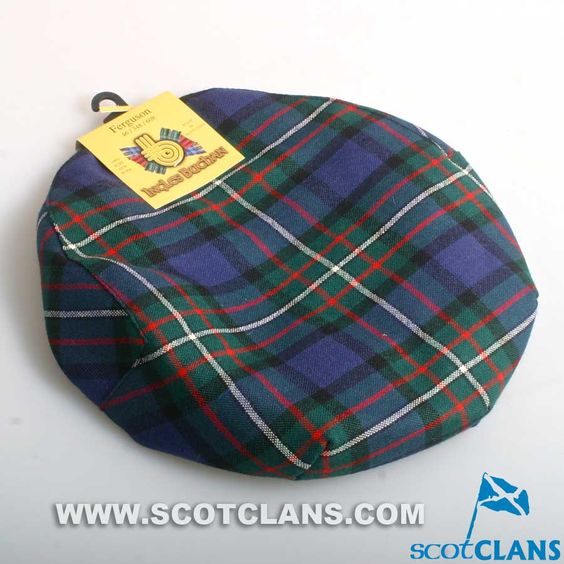 Pure Wool Golf Cap in Ferguson Tartan