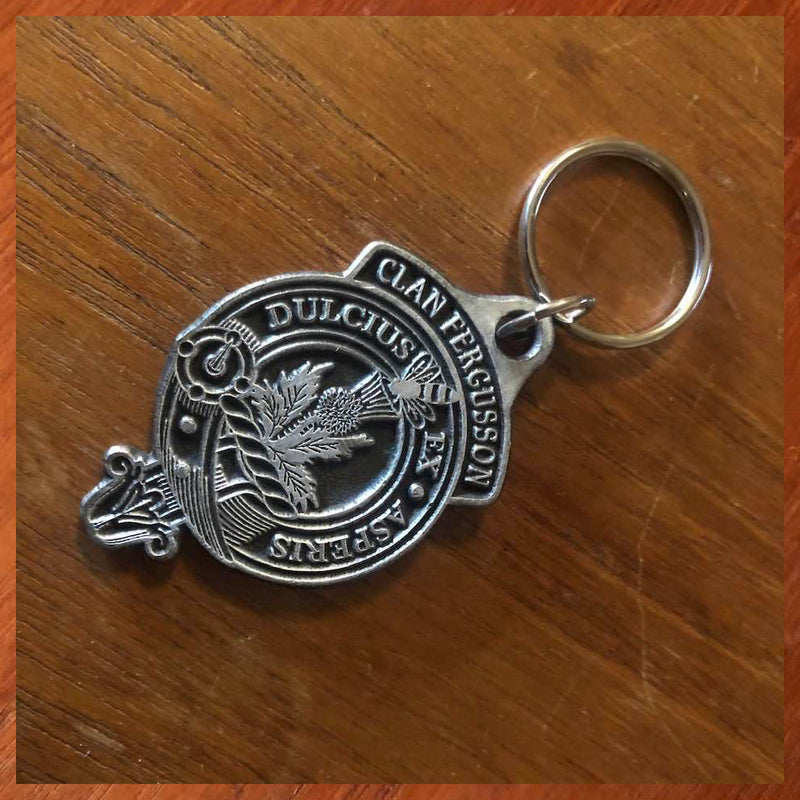 Clan Fergusson Metal  Keyring