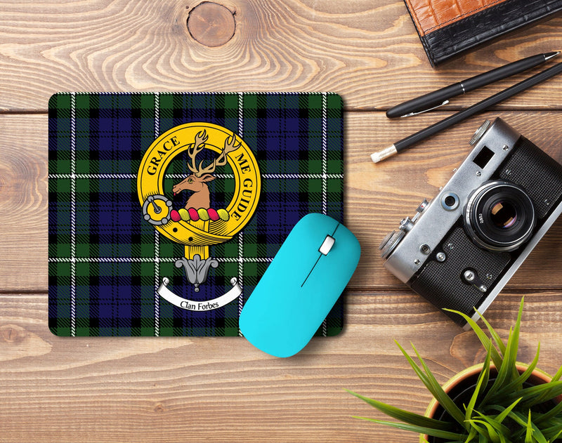 Forbes Clan Crest Mouse Pad