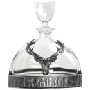 Majestic Stag Crystal & Pewter Whisky Decanter