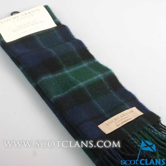 Lambswool Scarf in Graham of Monteith Modern Tartan