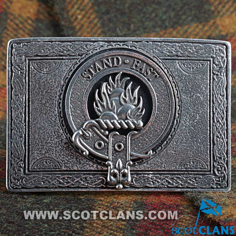 Grant Pewter Clan Crest Buckle For Kilt Belts