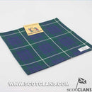 Wool Tartan Pocket Square in Hamilton Hunting Modern Tartan