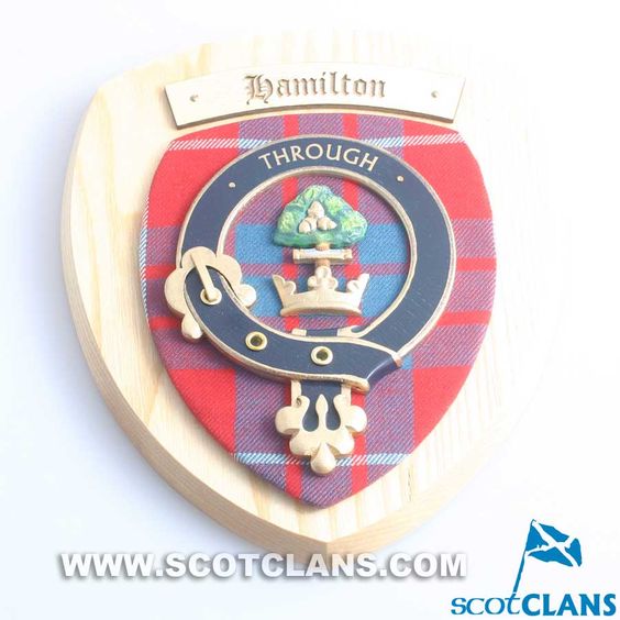 Hamilton Clan Crest Plaque