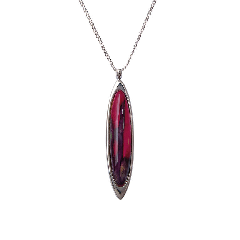 Heathergems Long Oval Pendant