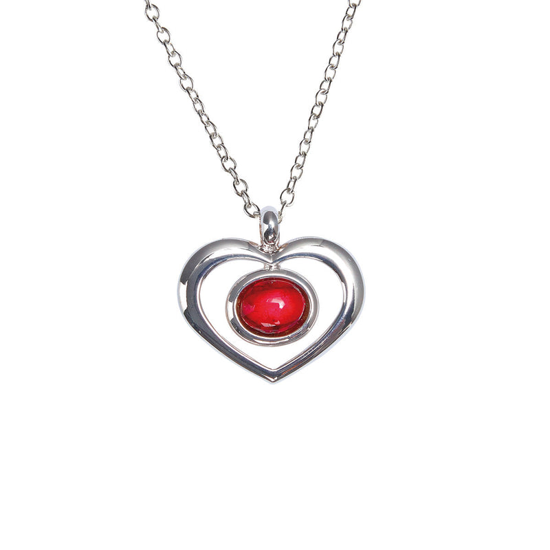 Heathergems Open Heart Pendant