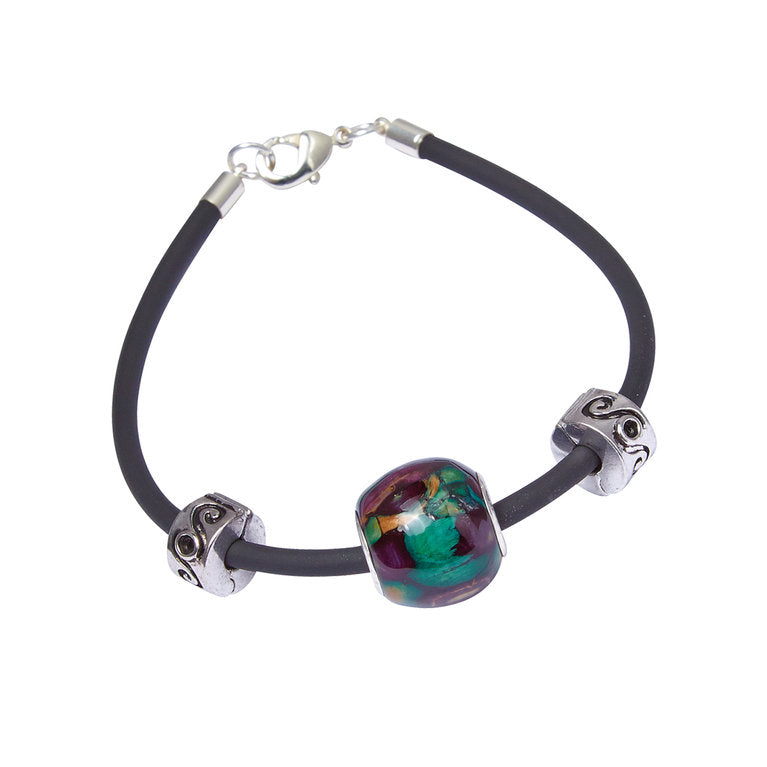 Heathergems Round Heather Bead Bracelet