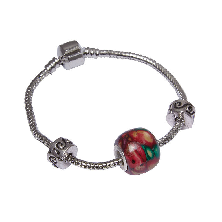 Heathergems Round Heather Bead Bracelet