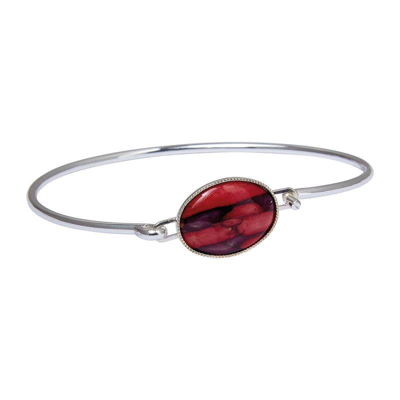 Heathergems Simple Oval Bangle