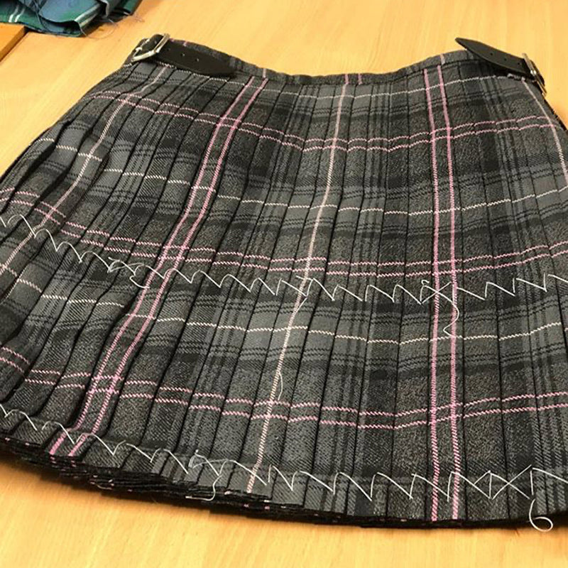 Highland Granite Pink Heavyweight Hand Stitched Kilt