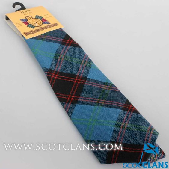 Pure Wool Tie in Home Ancient Tartan