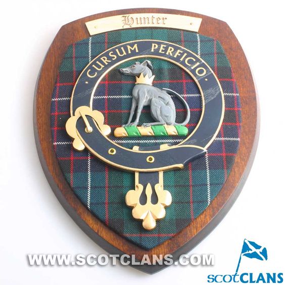 Hunter Clan Crest Plaque