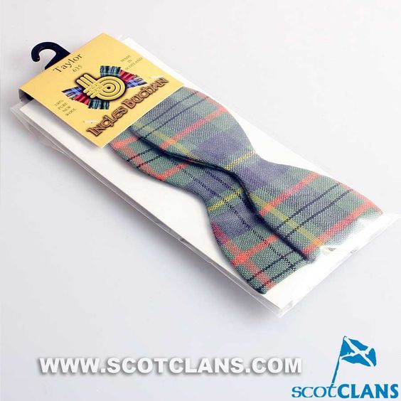 Taylor Weathered Tartan Self Tie Bow Tie