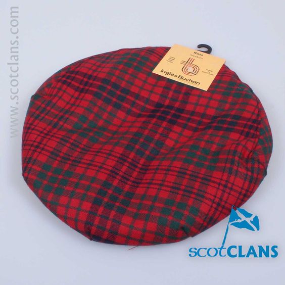 Pure Wool Golf Cap in Ross Modern Tartan