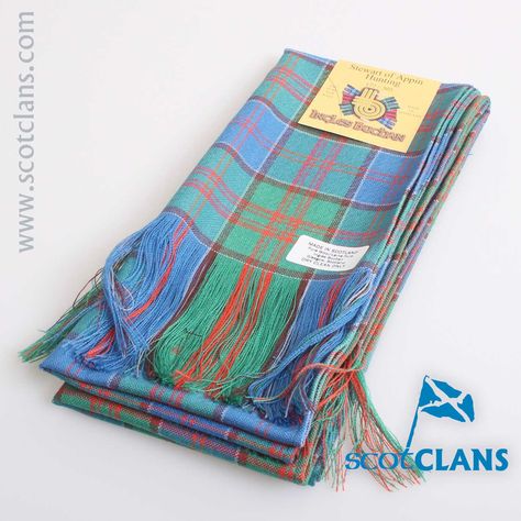 Full Length Sash in Stewart of Appin Hunting Ancient Tartan