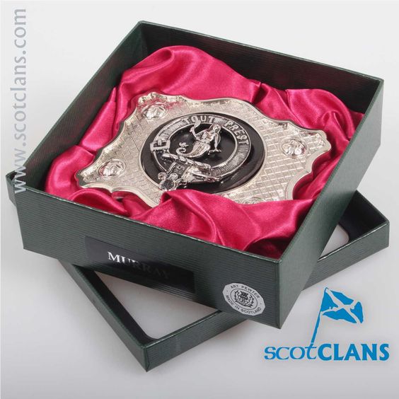 Murray Pewter Clan Crest Buckle For Kilt Belts