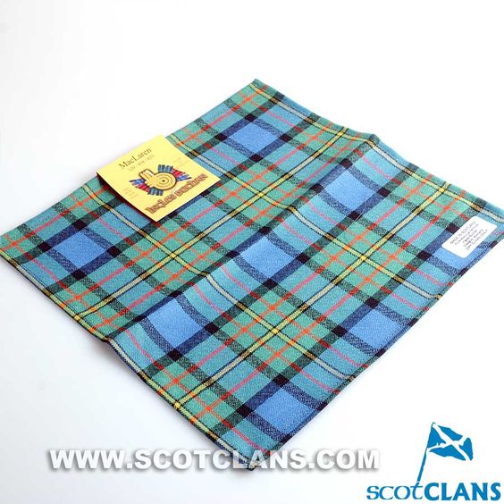 Wool Tartan Pocket Square in MacLaren Ancient Tartan