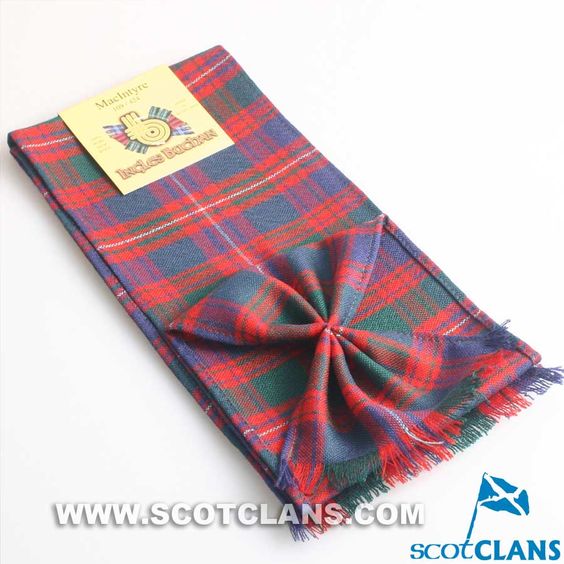 Wool Mini Sash in MacIntyre Ancient Tartan