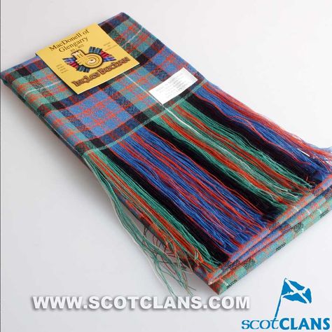 Full Length Sash in MacDonnell of Glengarry Ancient Tartan