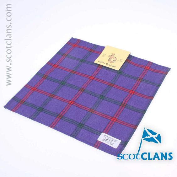 Pocket Square in Montgomery Modern Tartan