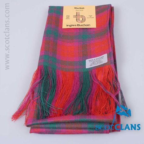 Full Length Sash in MacNab Ancient Tartan