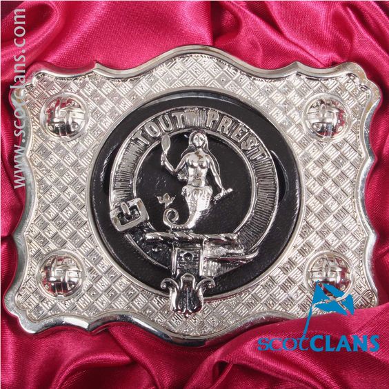 Murray Pewter Clan Crest Buckle For Kilt Belts