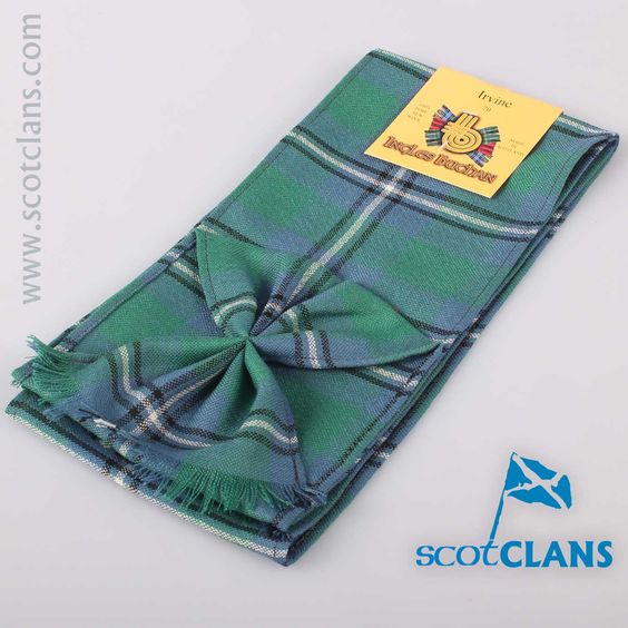 Wool Mini Sash in Irvine Ancient Tartan