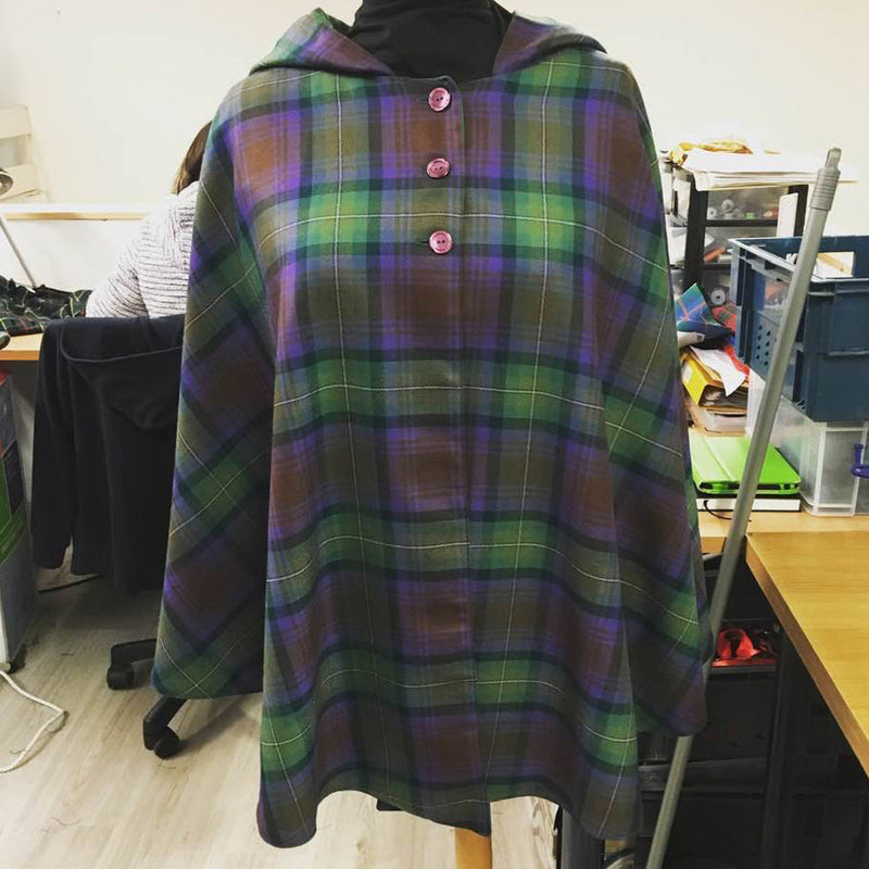 Tartan Hooded Cape - Pick your tartan