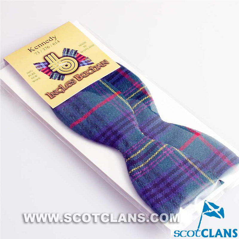 Kennedy Modern Tartan Self Tie Bow Tie