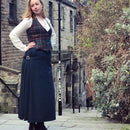 Floor Length Ladies Hand Stitched Tweed Kilt