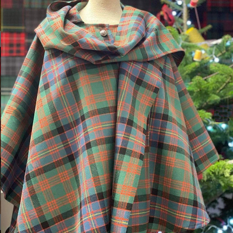 The Laird Hooded Scarf Cape - Pick a tartan