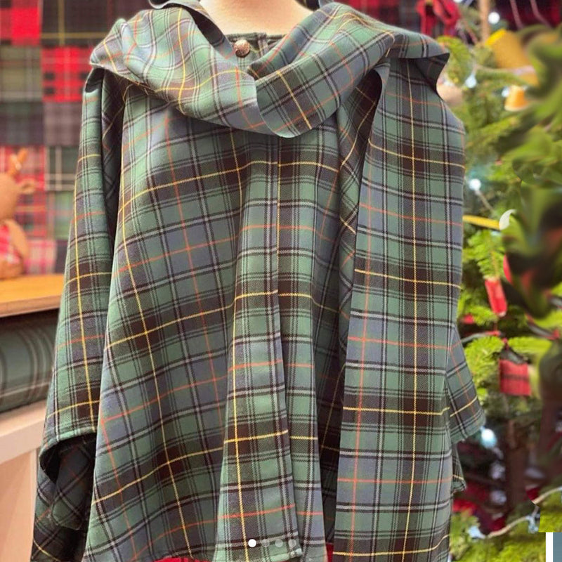 The Laird Hooded Scarf Cape - Pick a tartan