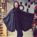 The Laird Hooded Scarf Cape - Pick a tartan