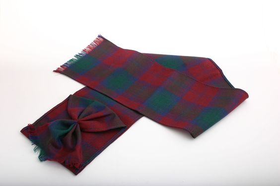 Wool Mini Sash in Lindsay Modern Tartan