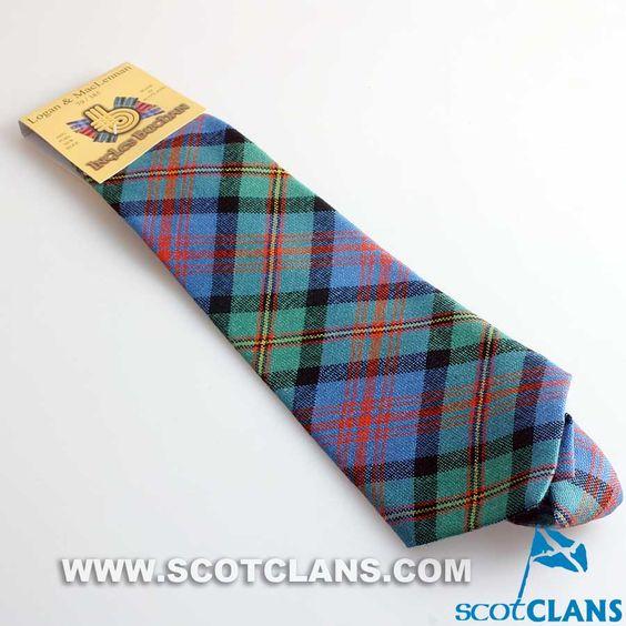 Pure Wool Tie in MacLennan Ancient Tartan